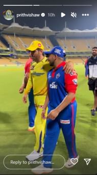 Photo courtesy: Prithvi Shaw Instagram Story